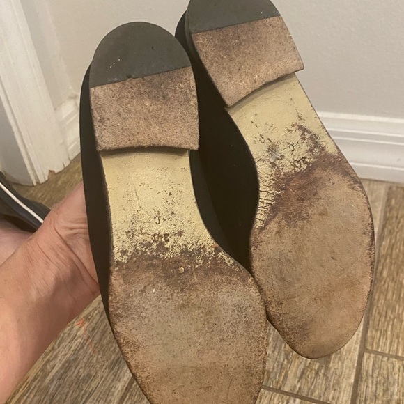 GUCCI Womens Vintage Black Fabric Top Slip On Loafers - Picture 10 of 12